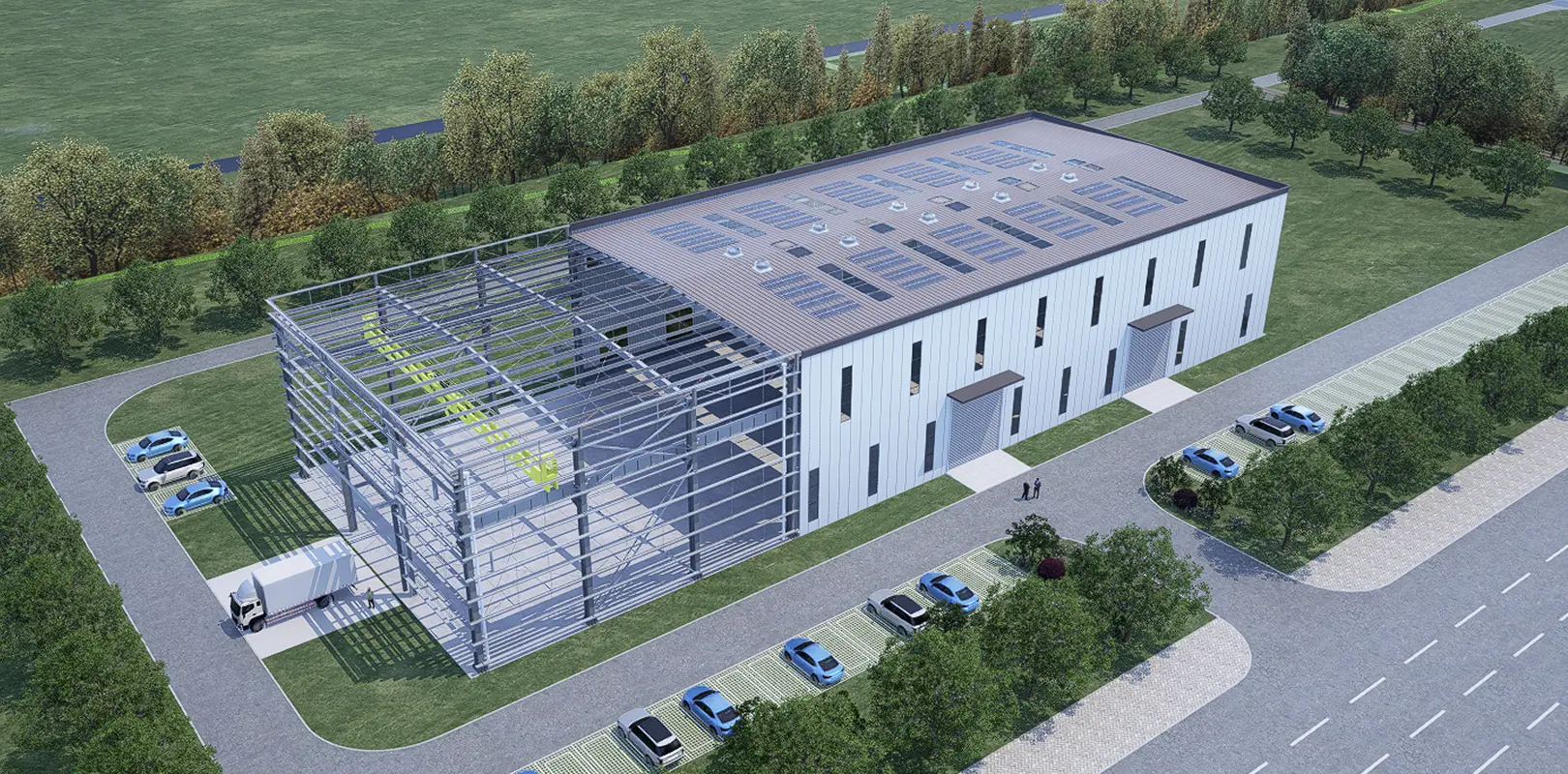 Xinqianglian :3# steel structure dormitory building